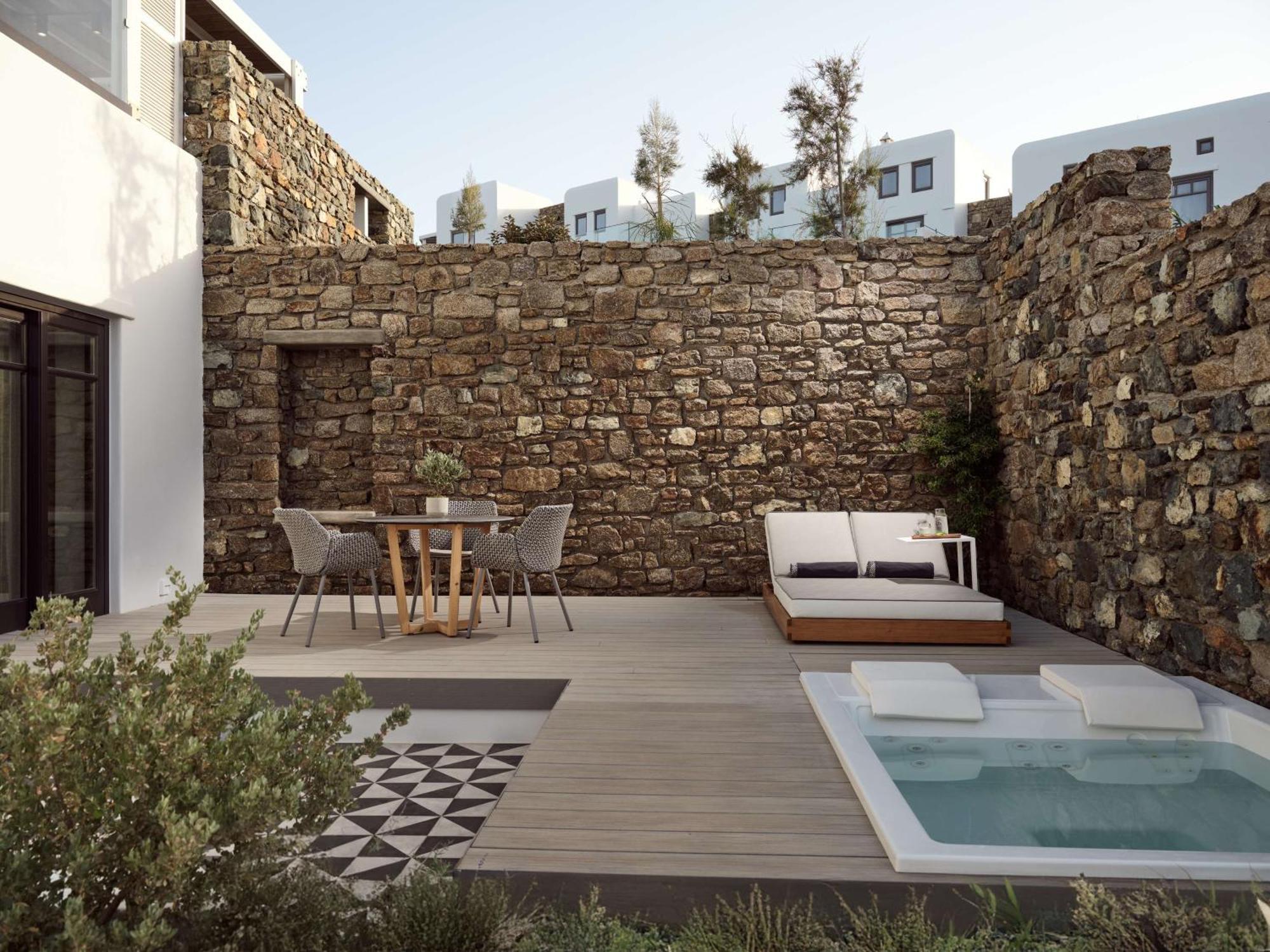 Semeli Coast Mykonos Curio Collection By Hilton Hotel Merchia Beach Exterior photo